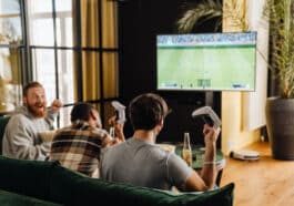 Spaß mit der Spielekonsole