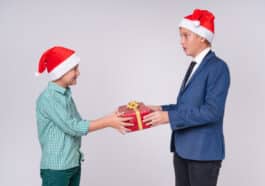 Schüler beim Wichteln