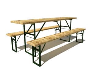 Biergarnitur für Gartenparty